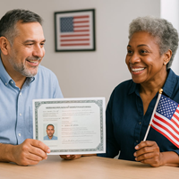Foto del cliente que recuperó la ciudadanía
